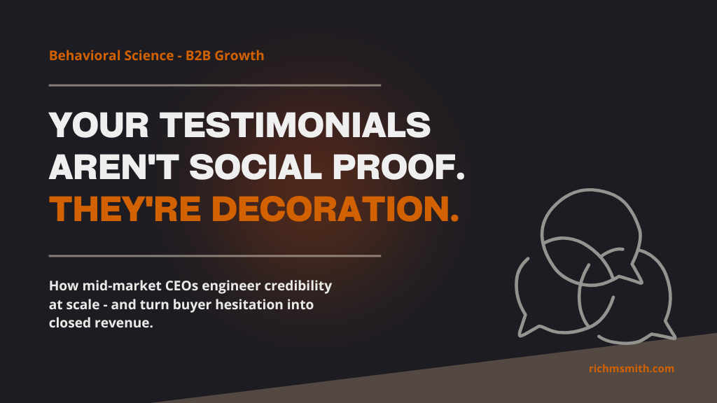 Social Proof at Scale: Engineering Credibility for Mid-Market Growth