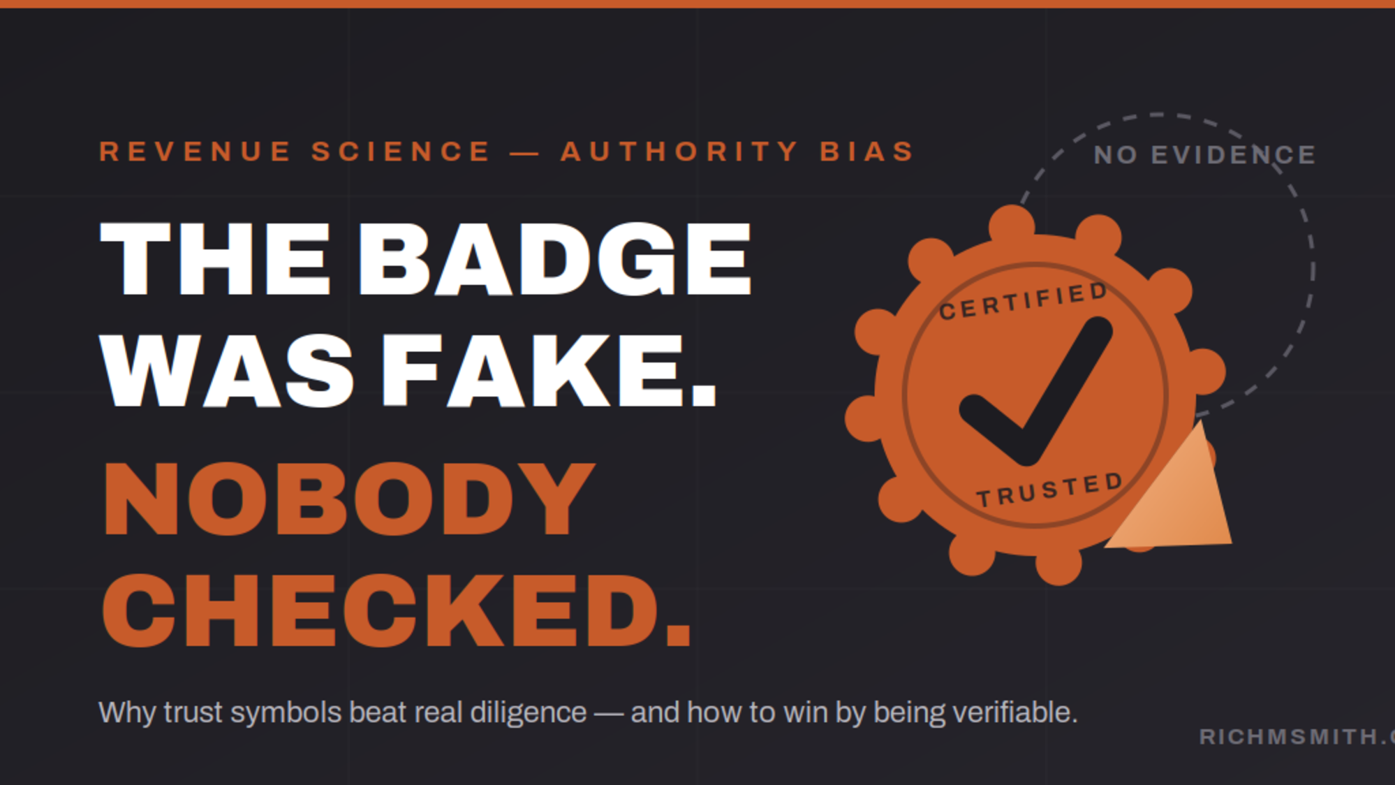 Authority bias case study diagram on Delve compliance automation and B2B vendor due diligence
