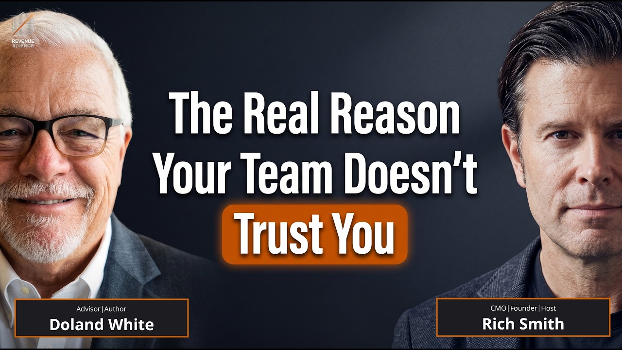 Doland White and Rich Smith discussing leadership friction and business scaling on Revenue Science podcast
